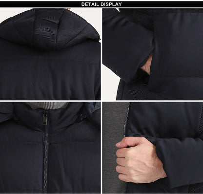 Pure Color Down Padded Jacket Short Coat