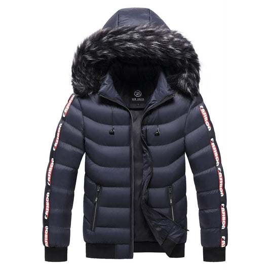 Men's thick warm cotton jacket