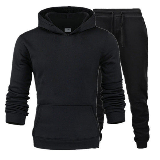 New Casual Suit Men And Women Sports Two-Piece Hooded Sports Sweater your world