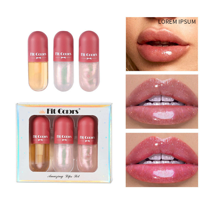 Day Night Instant Volume Lip Plumper Oil Nourishing Care Lip Beauty Cosmetic