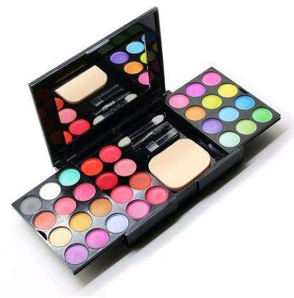 Makeup Box 24 Eyeshadow 8 Lipstick 4 Blush 3 Powder 39 Color Makeup Disc your world