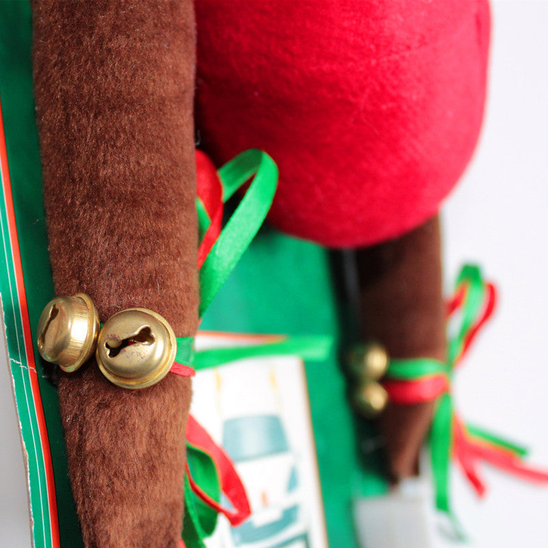 Car decoration christmas antlers