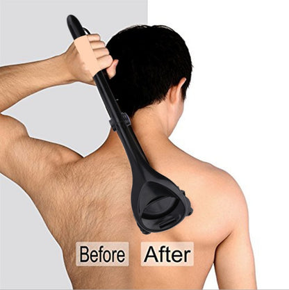 Men Back Shaver 2.0 Back Hair Shaver Trimmer Body Leg Razor Long Handle Removal Razors