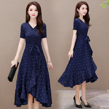 Poldian chiffon dress women"s summer new style lady"s