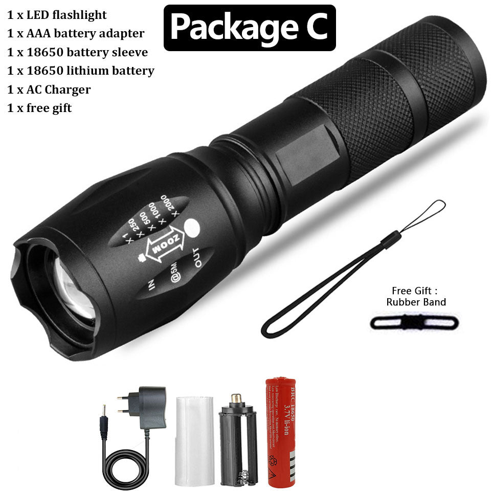 Rechargeable Super Bright Flashlight