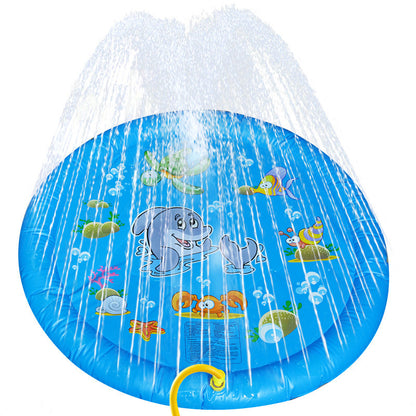 Non-Slip Splash Pad For Kids And Pet Dog Pool Summer Outdoor Play Mat