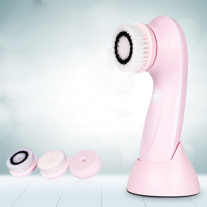 Rechargeable face brush Waterproof pore cleaner Washing face artifact Beauty instrument Electric cleansing instrument Cleansing brush your world