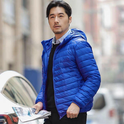 Lightweight Down Jacket Men's Korean Style Slim Short