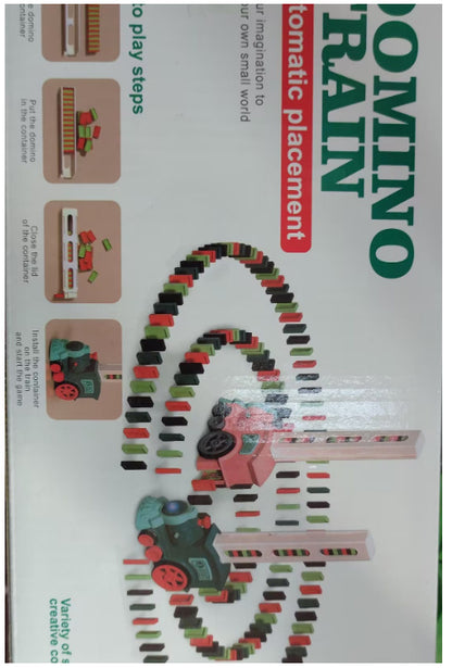 Domino Train Toys Baby Car Puzzle  Building Blocks