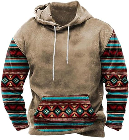 Printed Hoodie Men's Clothing Cj