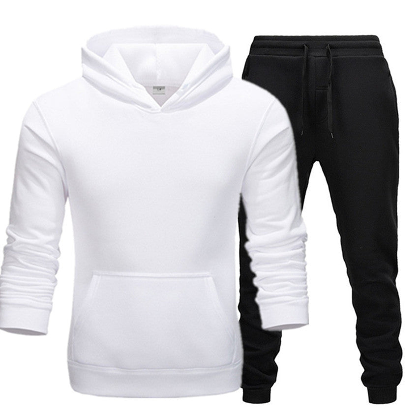 New Casual Suit Men And Women Sports Two-Piece Hooded Sports Sweater your world