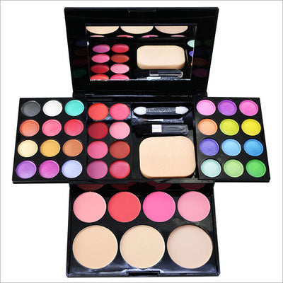 Makeup Box 24 Eyeshadow 8 Lipstick 4 Blush 3 Powder 39 Color Makeup Disc your world