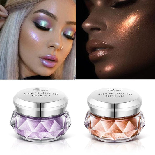 Face Highlighter Jelly Gel Mermaid Eyeshadow your world