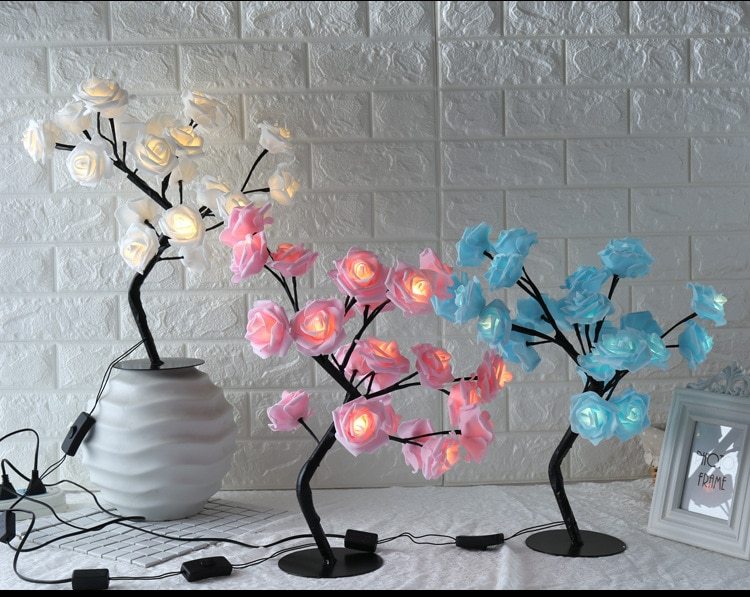 LED Tree Lamp Rose Small Tree