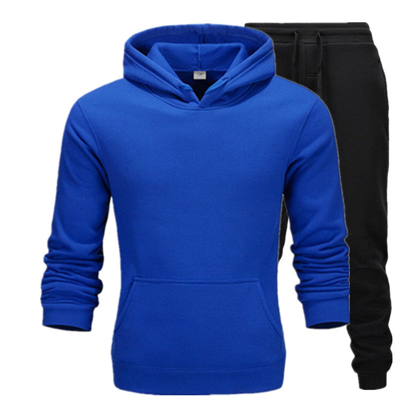 New Casual Suit Men And Women Sports Two-Piece Hooded Sports Sweater your world