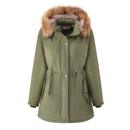 Women's Thick Lambskin Cotton-padded Coat