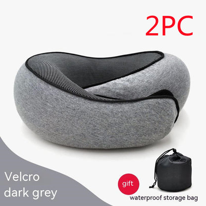 Travel Neck Pillow Non-Deformed Airplane Pillow your world