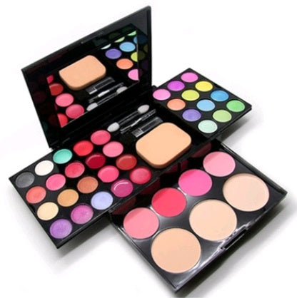 Makeup Box 24 Eyeshadow 8 Lipstick 4 Blush 3 Powder 39 Color Makeup Disc your world