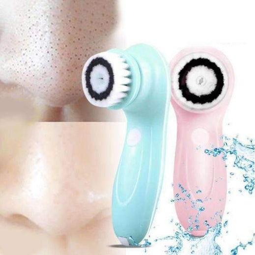 Rechargeable face brush Waterproof pore cleaner Washing face artifact Beauty instrument Electric cleansing instrument Cleansing brush your world