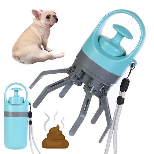 Portable Lightweight Dog Pooper Scooper With Built-in Poop Bag your world