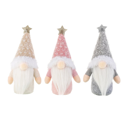 Christmas Decoration Supplies Five-pointed Star Faceless Baby Doll Decoration Children's Gift