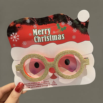 Santa Claus Glasses Frame Party Decoration Props