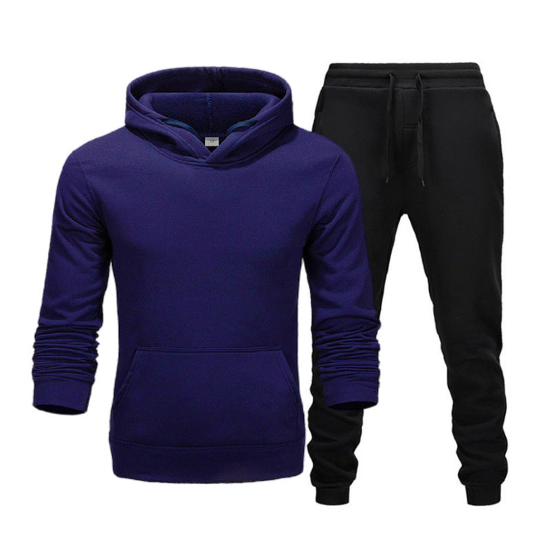 New Casual Suit Men And Women Sports Two-Piece Hooded Sports Sweater your world