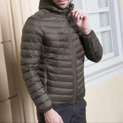 Lightweight Down Jacket Men's Korean Style Slim Short