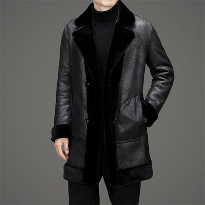 Xuelan Mink Fur Warm Coat On Both Sides