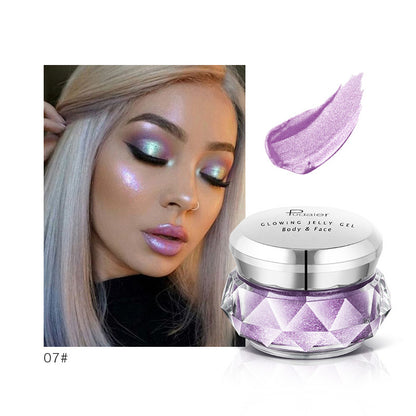 Face Highlighter Jelly Gel Mermaid Eyeshadow your world