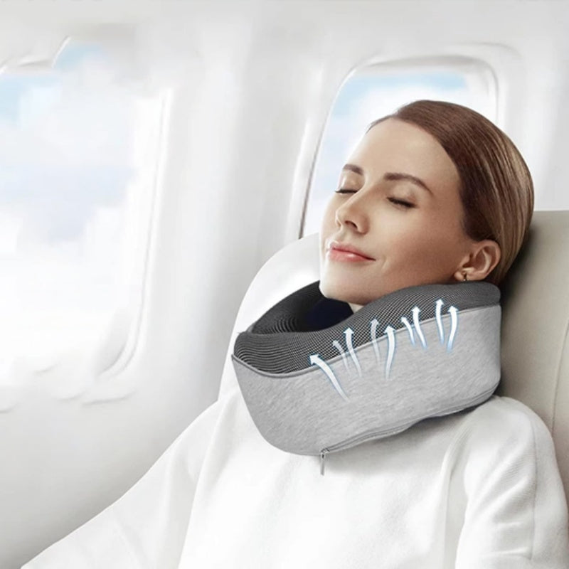 Travel Neck Pillow Non-Deformed Airplane Pillow your world