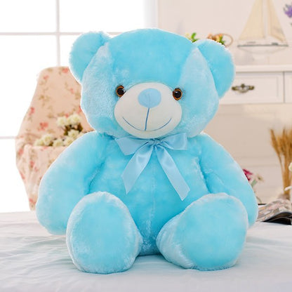 Creative Light Up LED Teddy Bear Stuffed Animals  For Kids Pillow