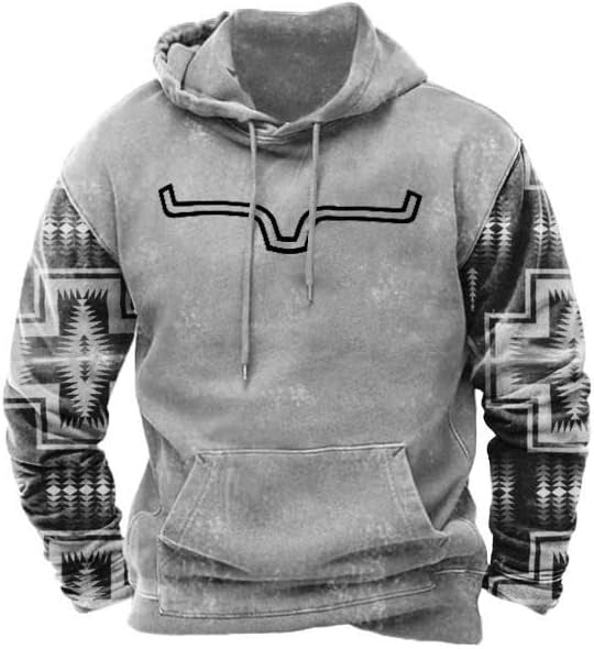 Printed Hoodie Men's Clothing Cj