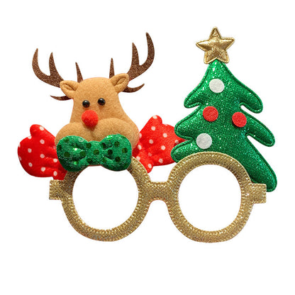 Santa Claus Glasses Frame Party Decoration Props