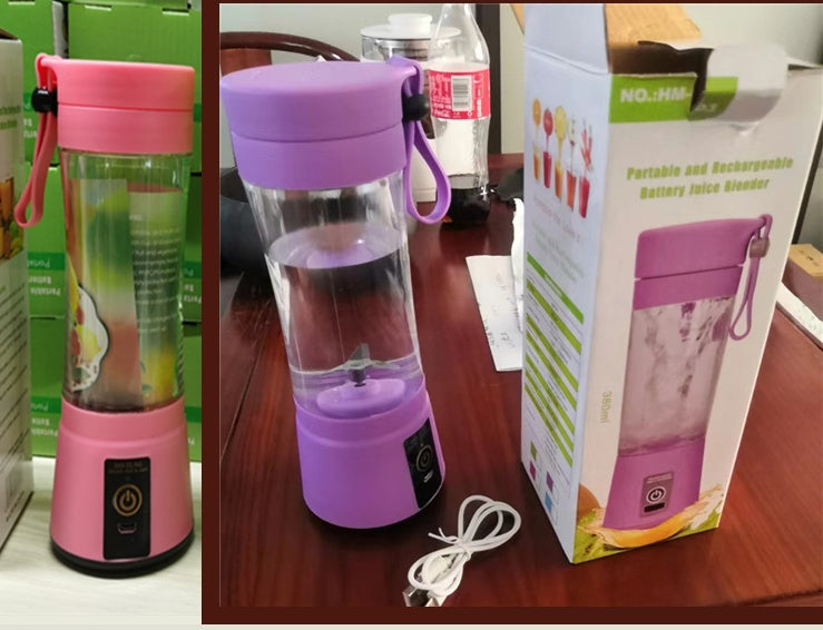 Portable Blender With USB Rechargeable Mini Juicer Modern Home Decor