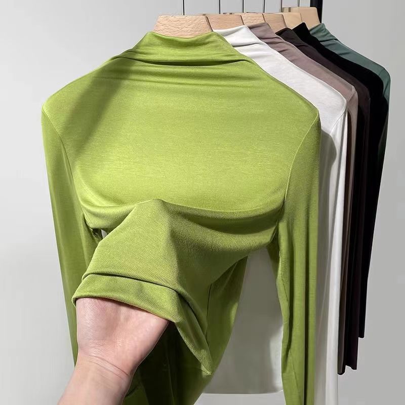 Nine Colors Half Turtleneck Bottoming Shirt Women's Inner Wear Spring And Autumn