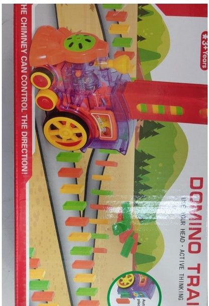 Domino Train Toys Baby Car Puzzle  Building Blocks