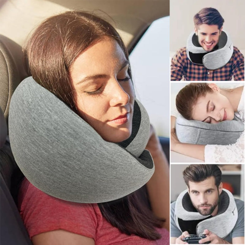 Travel Neck Pillow Non-Deformed Airplane Pillow your world