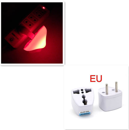 LED Night Light Mushroom Wall Socket Lamp EU US Bedroom Light Home Decoration