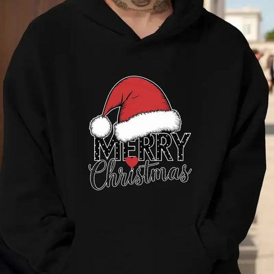 Christmas Printed Hooded Sweatshirt