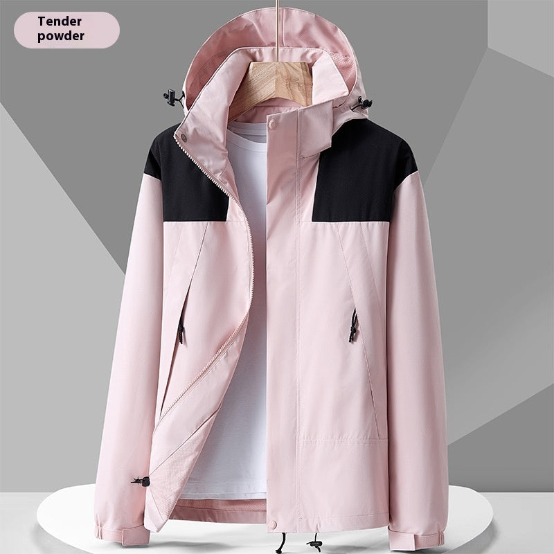 Women's Windproof Waterproof Thickened Warm Three-in-one