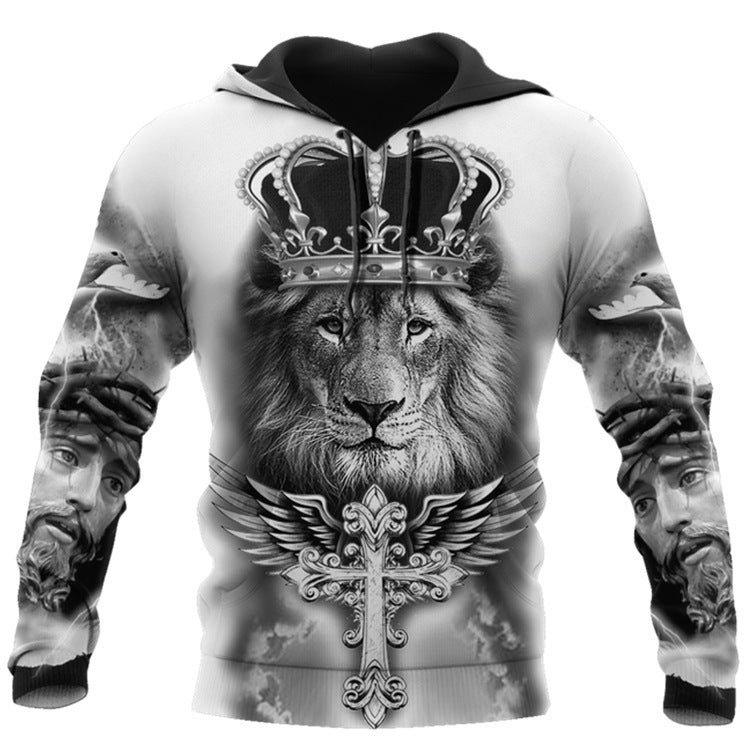 Hoodies For Men Cool Animal-print Street - your world