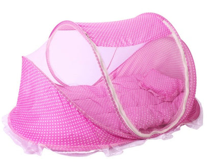 Foldable  Baby Bed Net With Pillow Net 2pieces Set