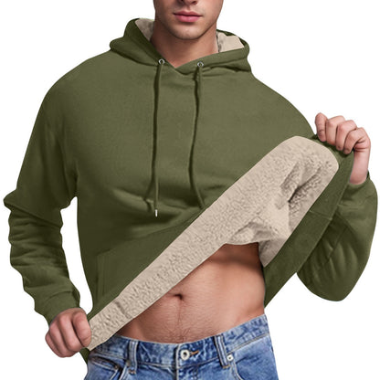 Cold Protection Cashmere Hoodie Cardigan Hooded Casual