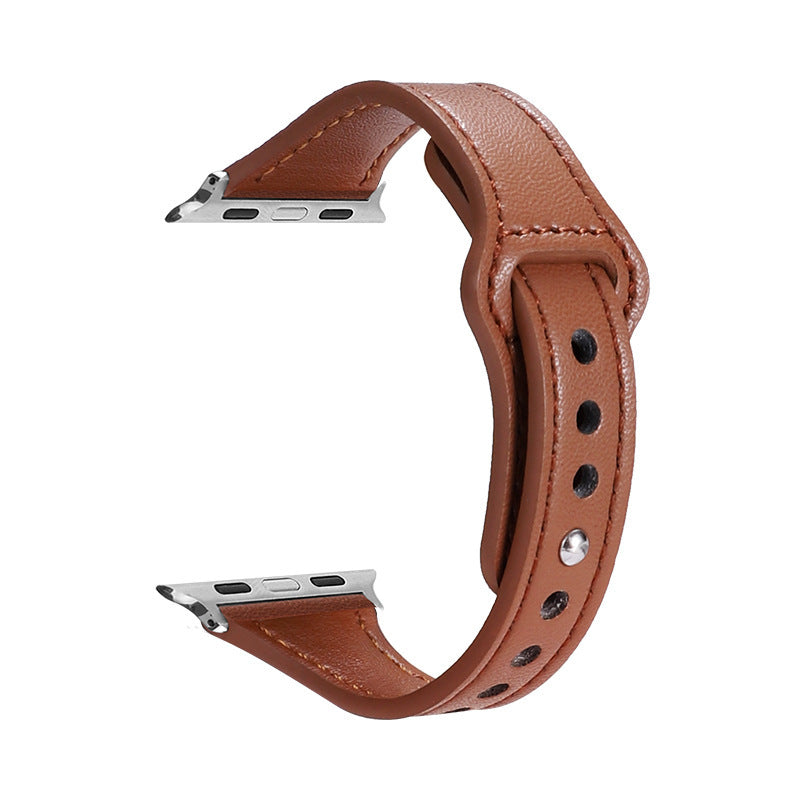 Universal Single Nail Small Waist Leather Strap