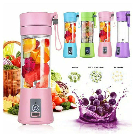 Portable Blender With USB Rechargeable Mini Juicer Modern Home Decor