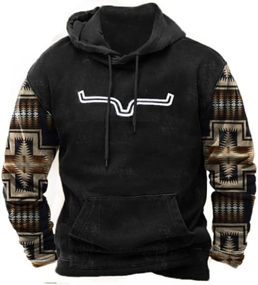 Printed Hoodie Men's Clothing Cj