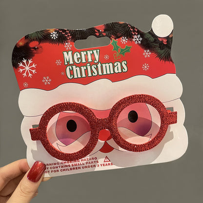 Santa Claus Glasses Frame Party Decoration Props