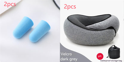 Travel Neck Pillow Non-Deformed Airplane Pillow your world