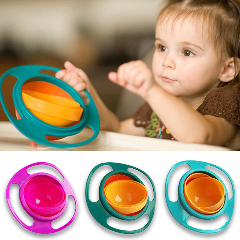 360 Rotate Universal Spill-proof Bowl Dishes your world